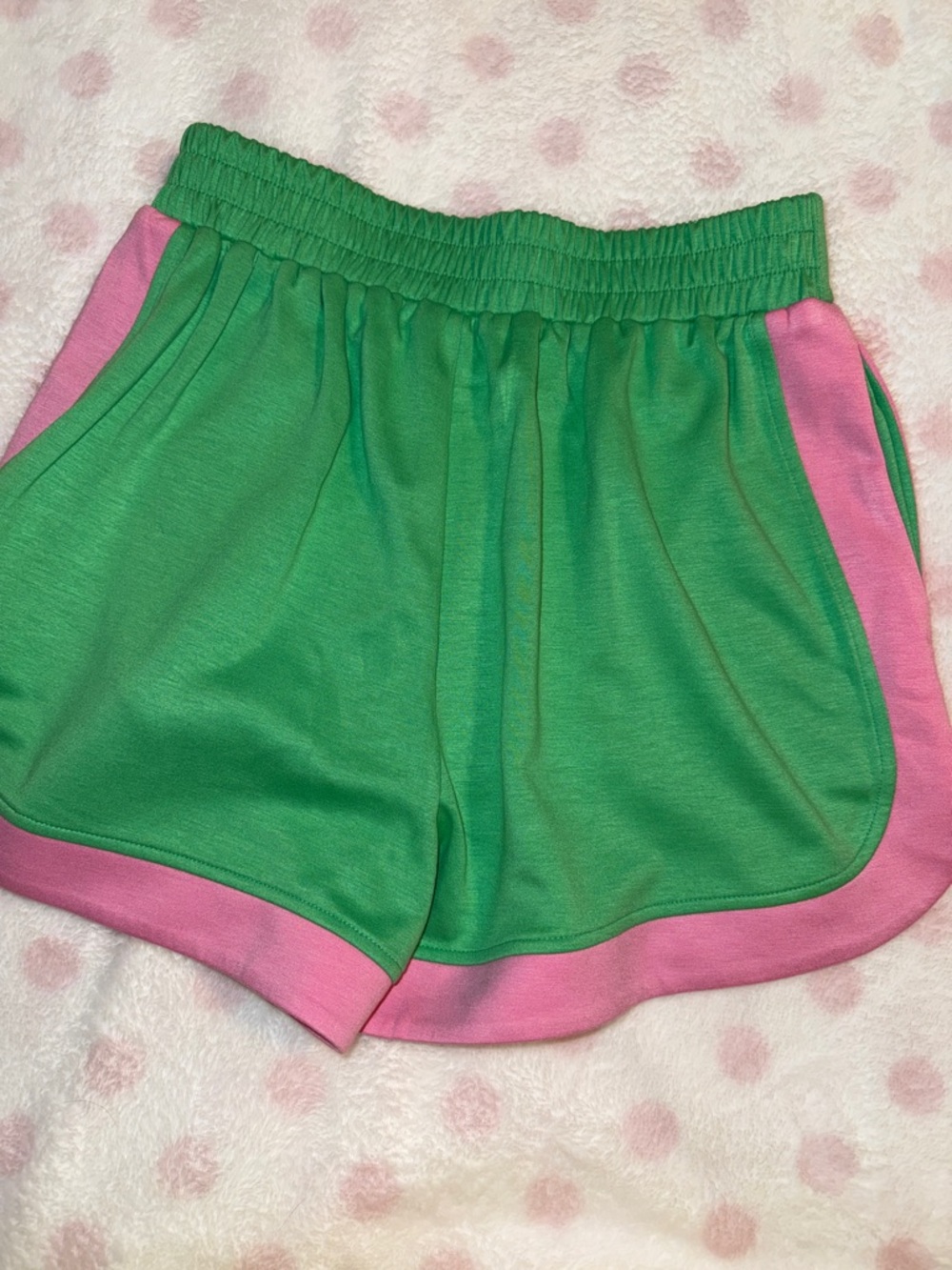 SSYS Colorblock Air Set In Green Baby Pink - Picture 6 of 7